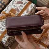 Schmuckschatulle zum Reisen | Dunkelrot – Vorbestellung