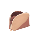 Kosmetiktasche M | Nude & Silber – Vorbestellung