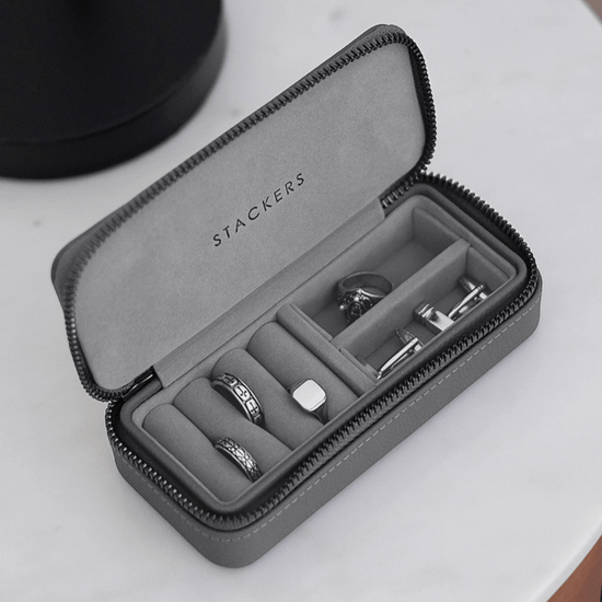 Schmuckschatulle zum Reisen | Stone Grey – Vorbestellung