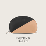 Kosmetiktasche S | Schwarz & Silber – Vorbestellung