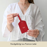 Kofferanhänger in Scarlet Rot bei MERSOR