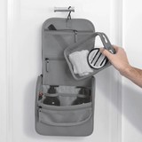 Kosmetiktasche mit Aufhängung M | Stone Grey – Vorbestellung