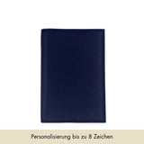 Passport Cover Grained Leather | Night Blue