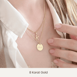 Personalised engraving pendant real gold | name