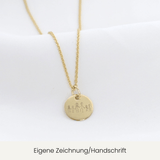 Personalised engraving pendant real gold | name