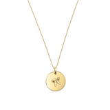 Personalised engraving pendant real gold | name