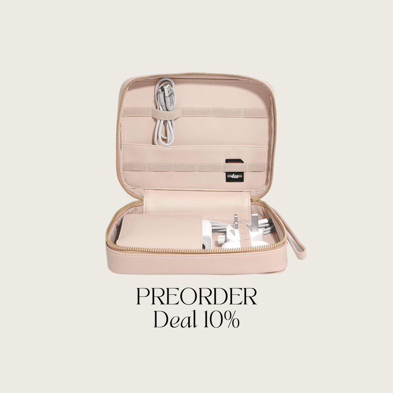 Tech-Organizer | Rosa Blush – Vorbestellung