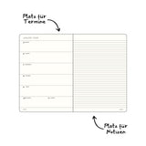 Wochenkalender 2026 A5 Hardcover | Schwarz – Vorbestellung
