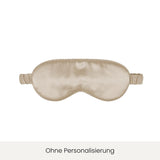 Schlafmaske mit Personalisierung | Champagner