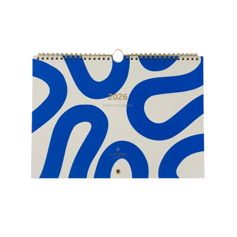 Familien Kalender 2026 | Flow Blue