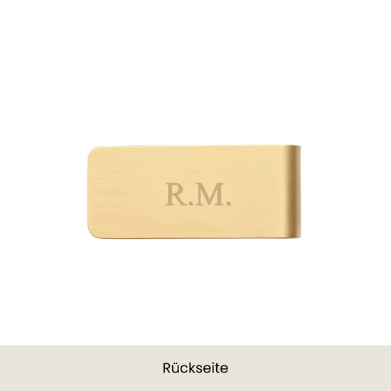 Brass Money Clip | Gold