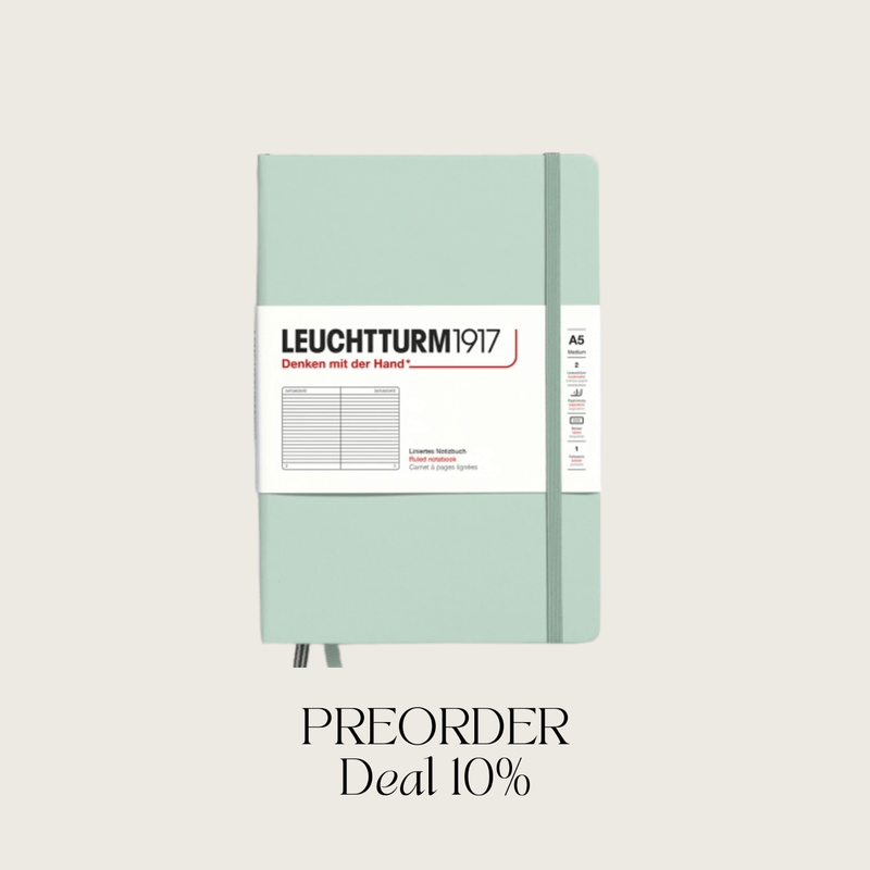Notebook A5 Hardcover | Mint Green