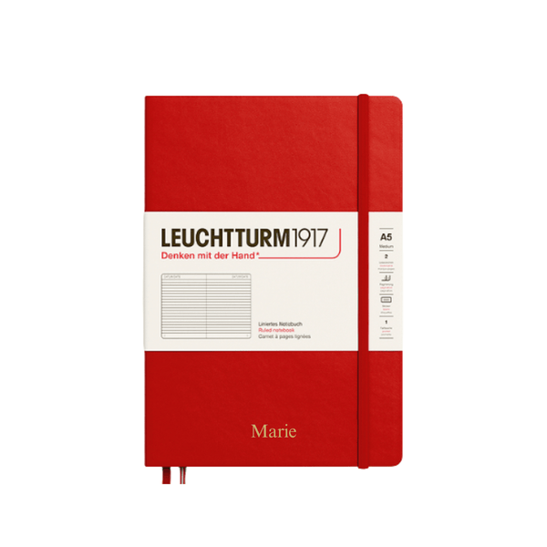 Notizbuch A5 Hardcover | Cherry Red