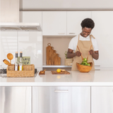 Schürze zum Binden | Beige