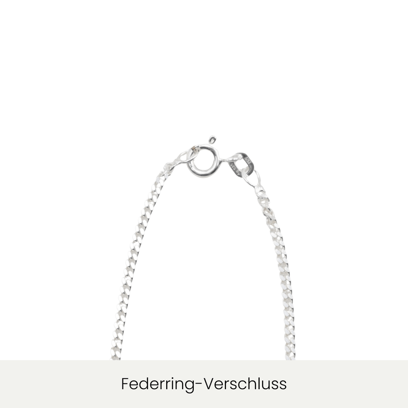 Halskette Panzer | Silber