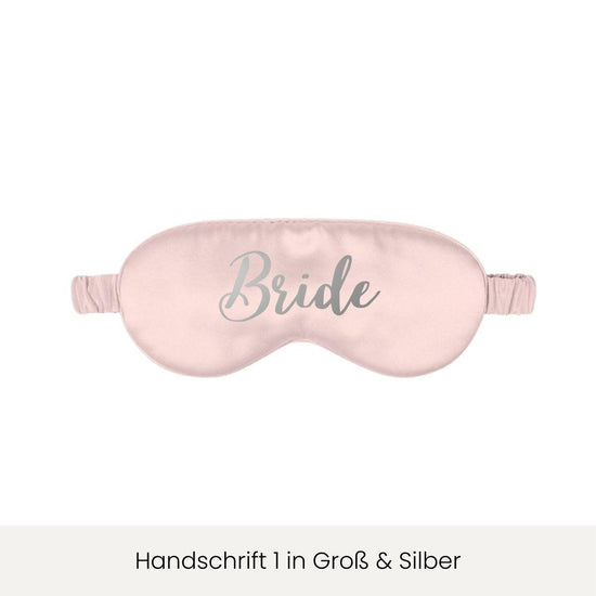 Schlafmaske mit Personalisierung | Blush
