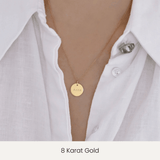 Personalised engraving pendant real gold | name