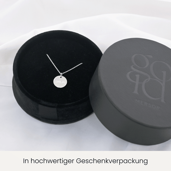 Personalised engraving pendant real gold | name