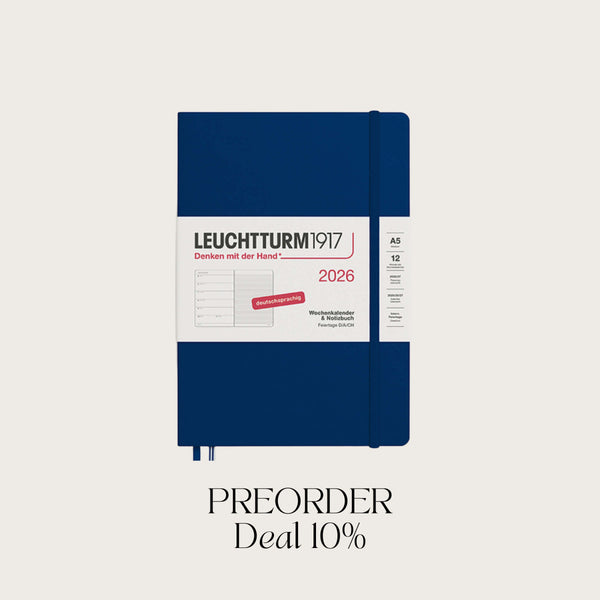 Wochenkalender 2026 A5 Hardcover | Marine – Vorbestellung
