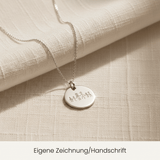 Ketten-Anhänger mit Gravur 925 Silber | Zeichnung