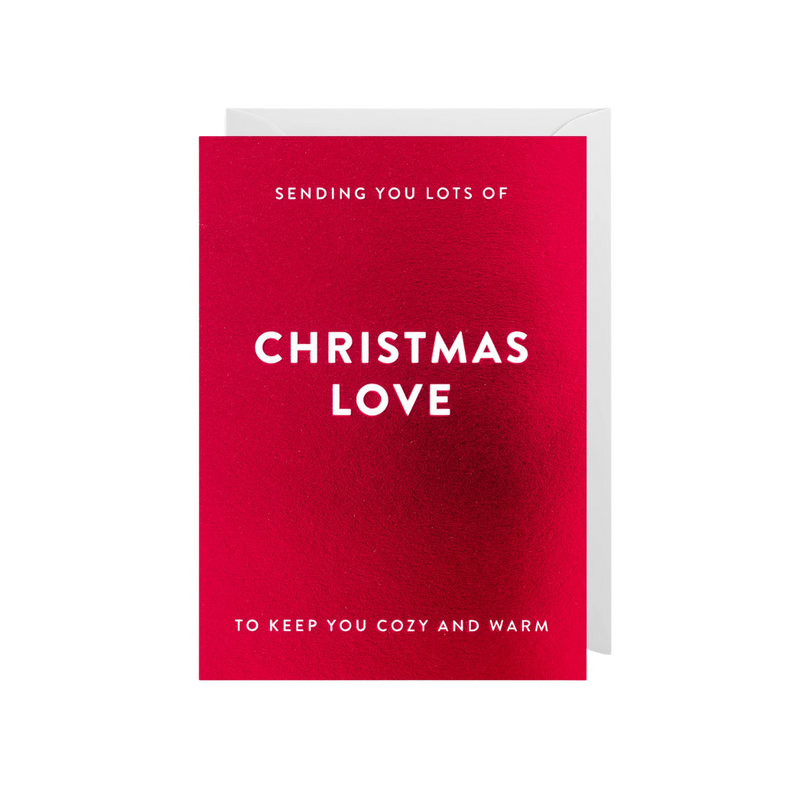 Grußkarte Christmas Love von Lagom Design